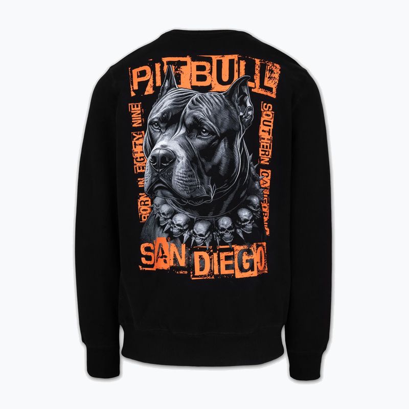 Felpa uomo Pitbull Crewneck Blacky black 6