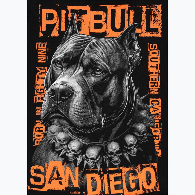 Felpa uomo Pitbull Blacky Hooded black 7
