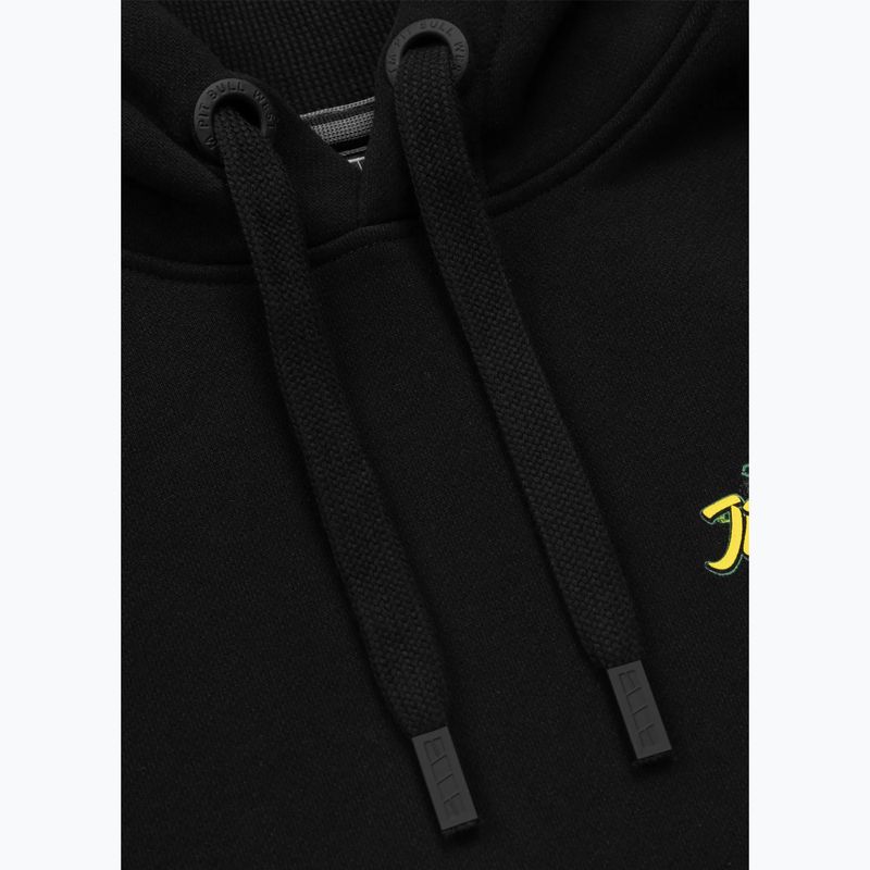 Felpa uomo Pitbull Bjj Fight Dvsn Hooded black 3