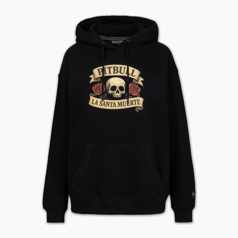 Felpa donna Pitbull La Santa Muerte Hooded black 5