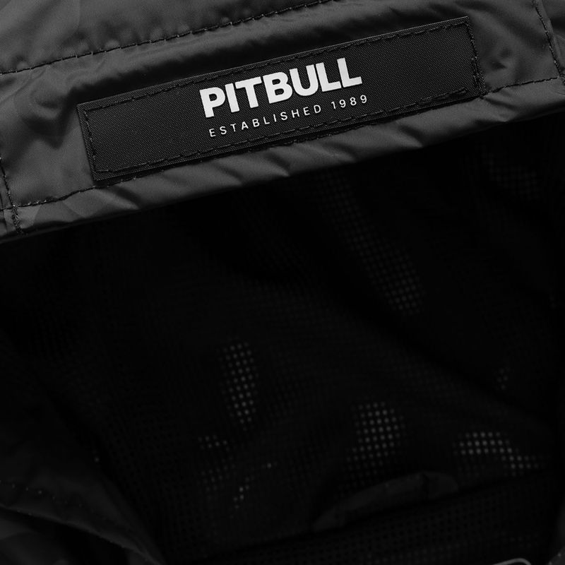 Giacca uomo Pitbull Athletic Logo Nylon Hooded black 9
