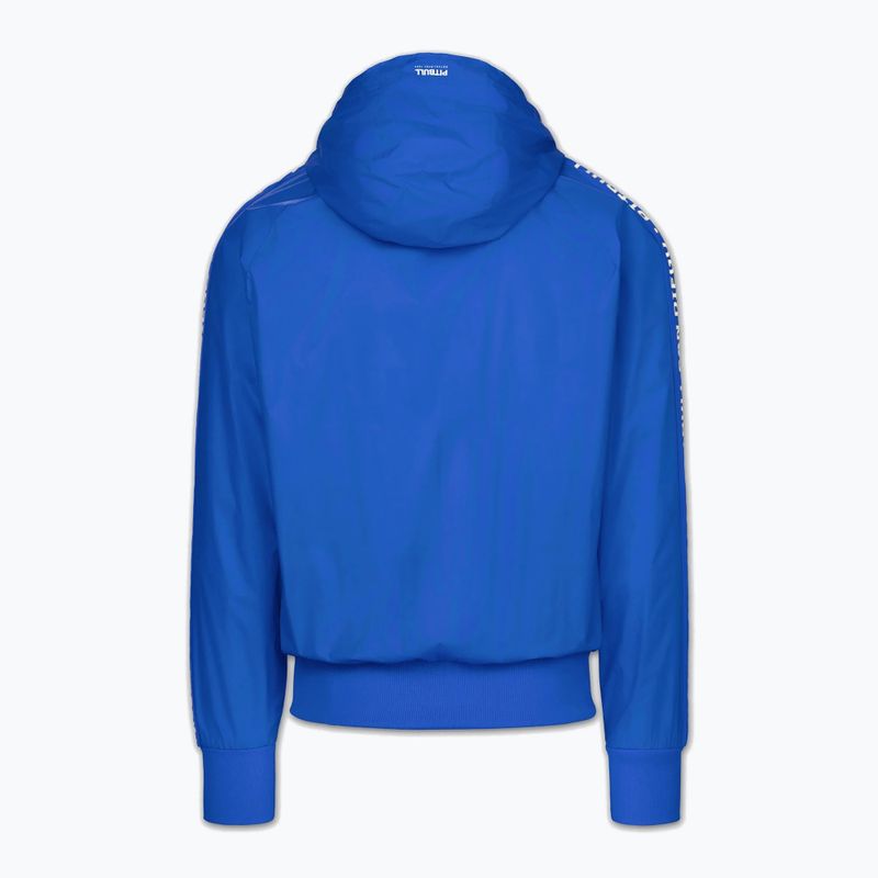 Giacca uomo Pitbull Athletic Tape Nylon Hooded electric blue 6