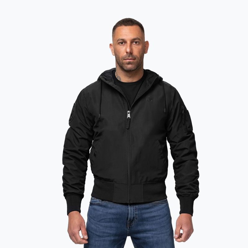 Giacca uomo Pitbull Hooper Hooded black 4
