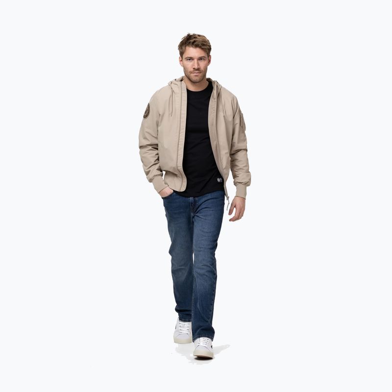 Giacca uomo Pitbull Hooper Hooded sand 2