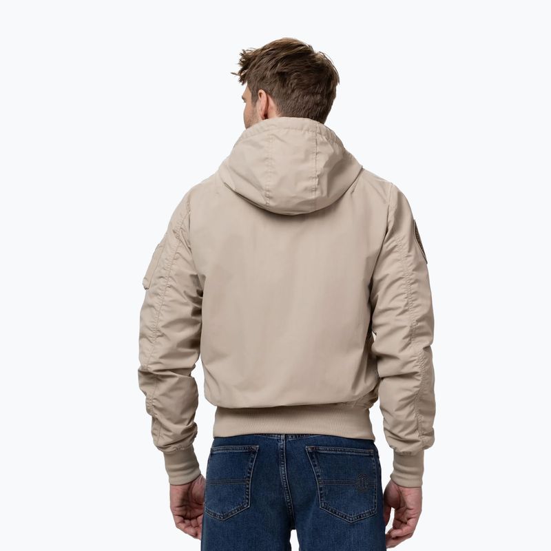 Giacca uomo Pitbull Hooper Hooded sand 3
