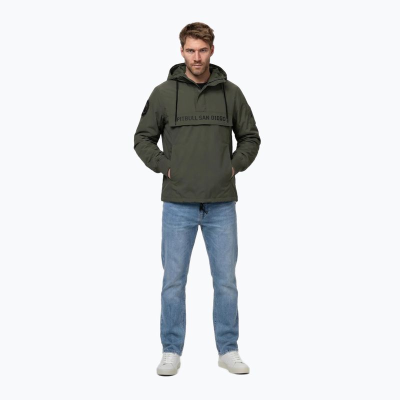 Giacca uomo Pitbull Meandro Kangaroo dark olive 2