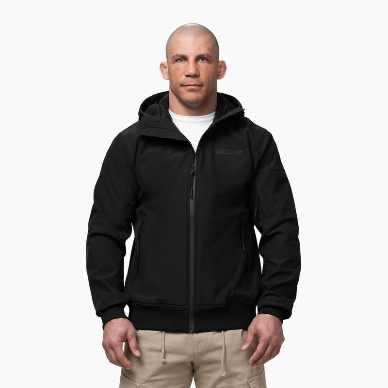 Giacca uomo Pitbull Roscoe Softshell black 4