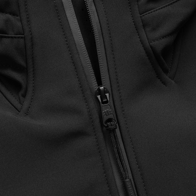 Giacca uomo Pitbull Roscoe Softshell black 7