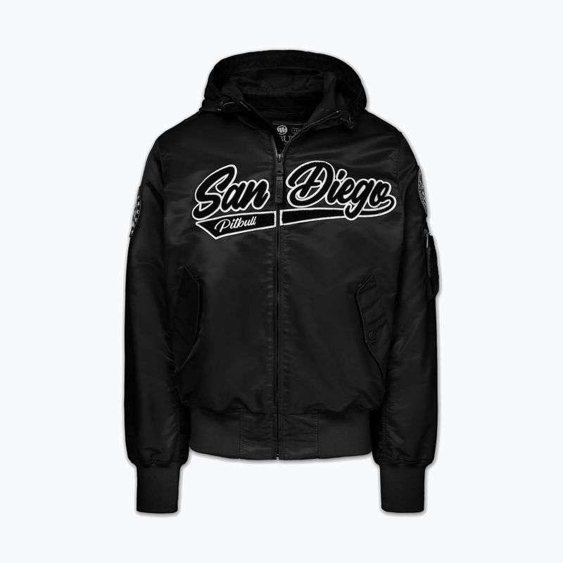 Giacca uomo Pitbull Aero Flight Hooded black 6