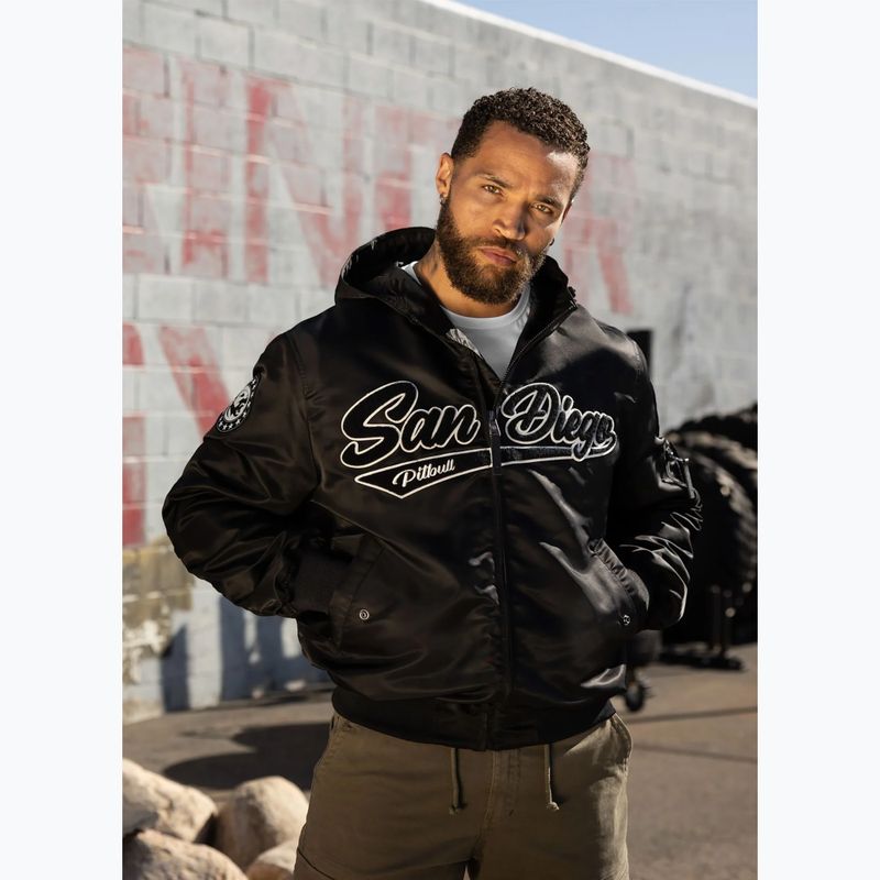 Giacca uomo Pitbull Aero Flight Hooded black 15