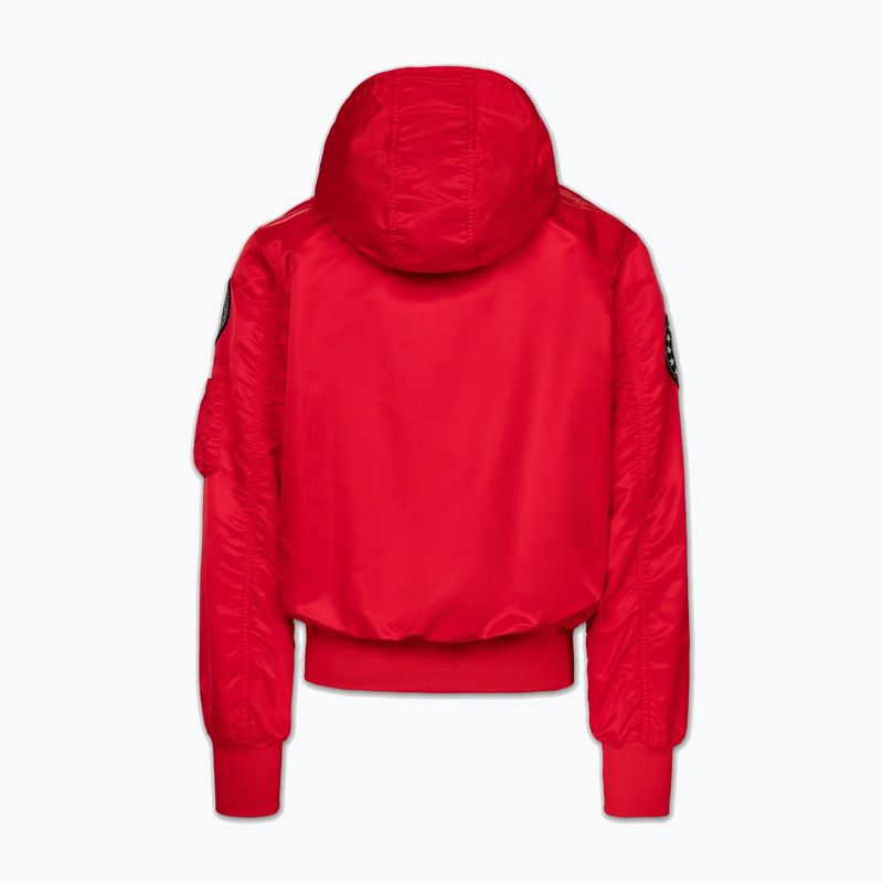 Giacca uomo Pitbull Aero Flight Hooded fluo/red 6