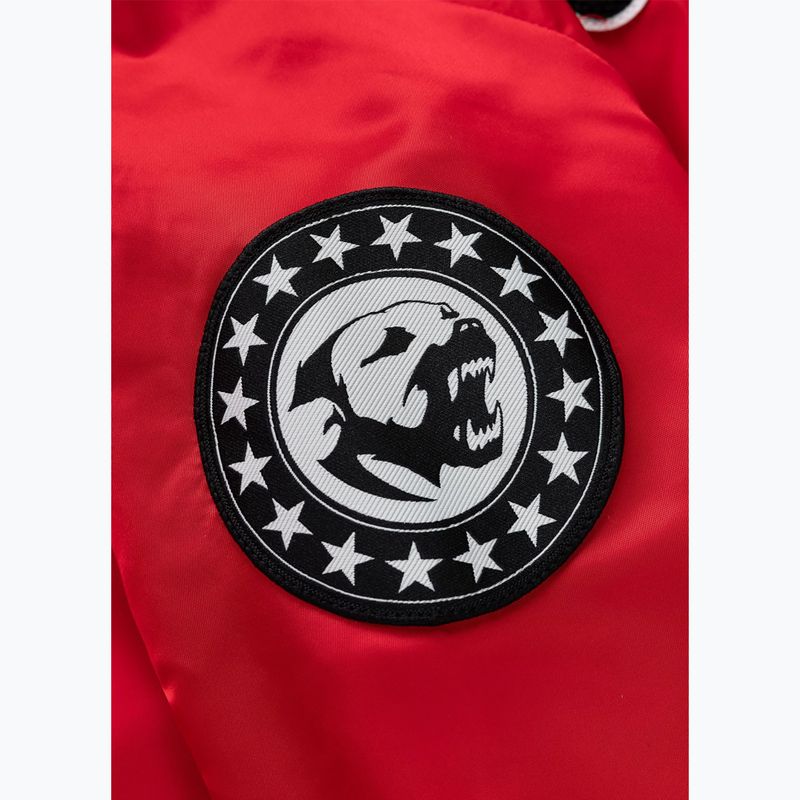 Giacca uomo Pitbull Aero Flight Hooded fluo/red 9
