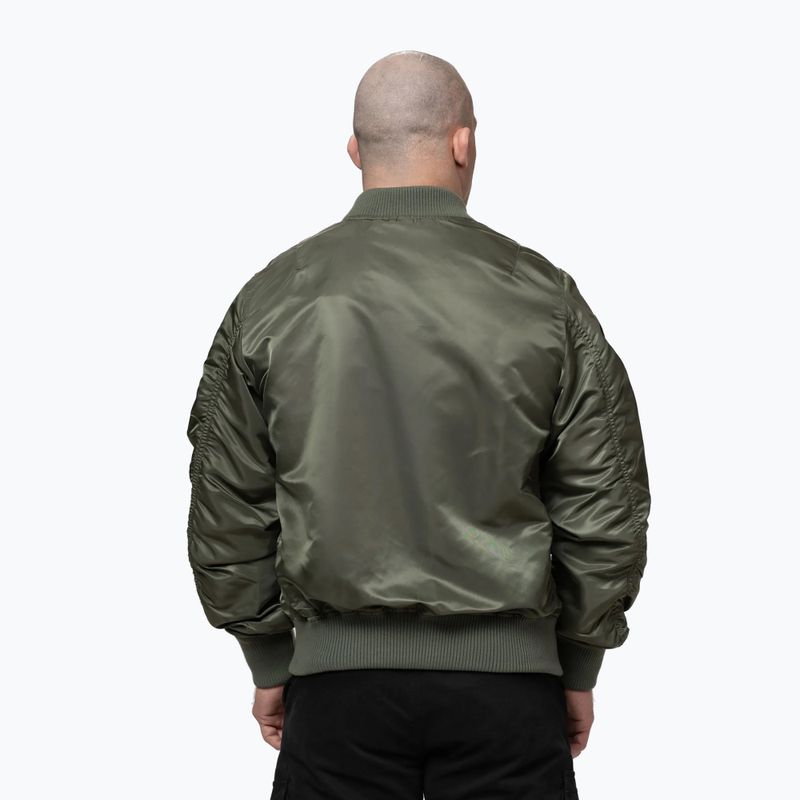 Giacca uomo Pitbull Akron MA1 Flight olive 3