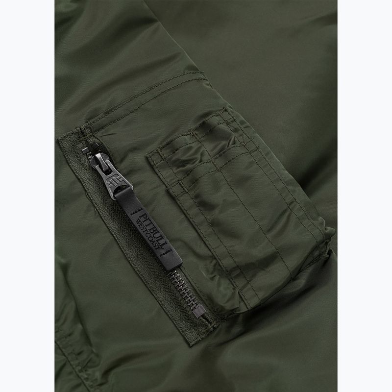 Giacca uomo Pitbull Akron MA1 Flight olive 10