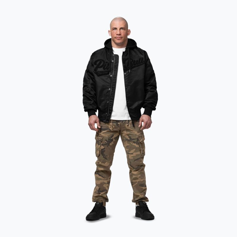 Giacca uomo Pitbull Mason San Diego Baseball Hooded black 2