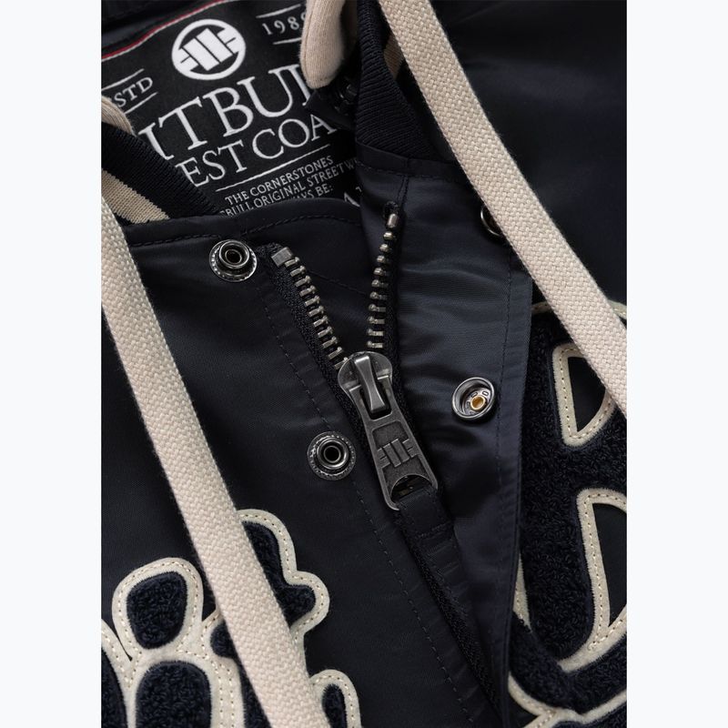 Giacca uomo Pitbull Mason San Diego Baseball Hooded dark navy/beige 8