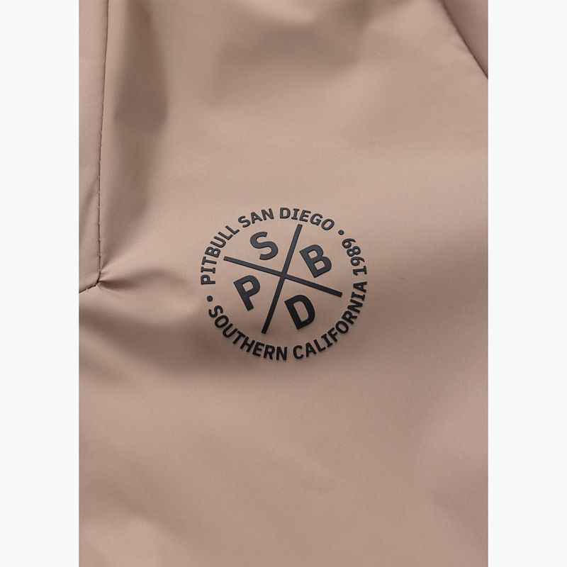 Giacca da donna Pitbull Aaricia Stripes Nylon Hooded dark sand 7