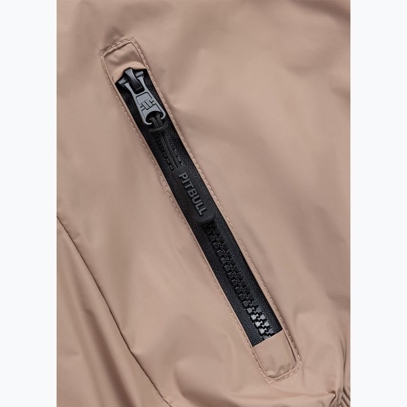 Giacca da donna Pitbull Aaricia Stripes Nylon Hooded dark sand 10