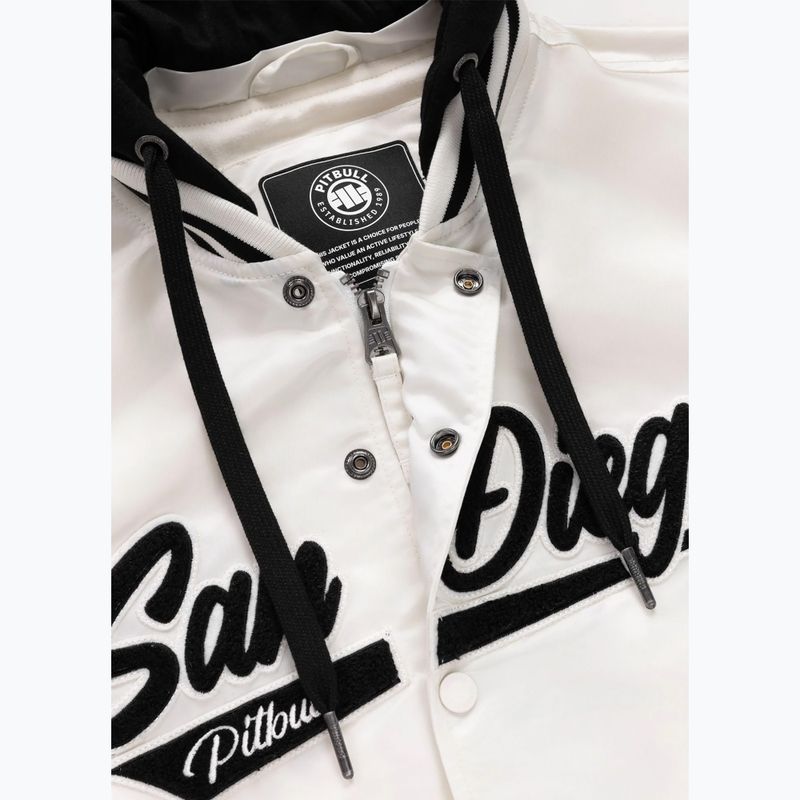 Giacca da donna Pitbull Angela San Diego Hooded Varsity off white 7