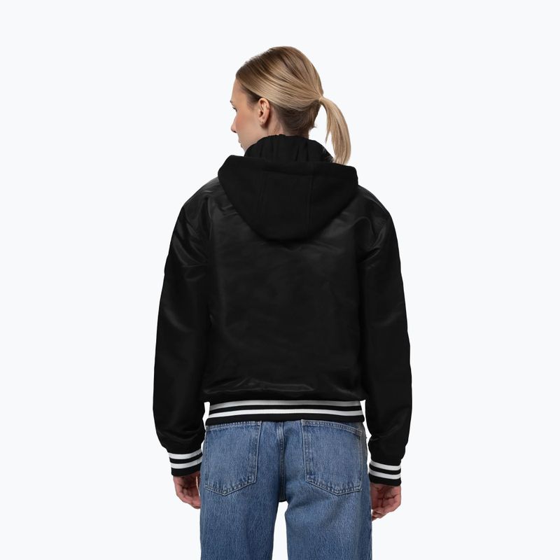 Giacca da donna Pitbull Angela San Diego Hooded Varsity black 3