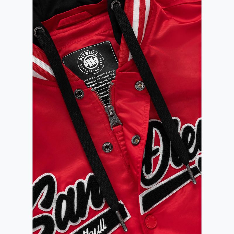 Giacca da donna Pitbull Angela San Diego Hooded Varsity fluo/red 8
