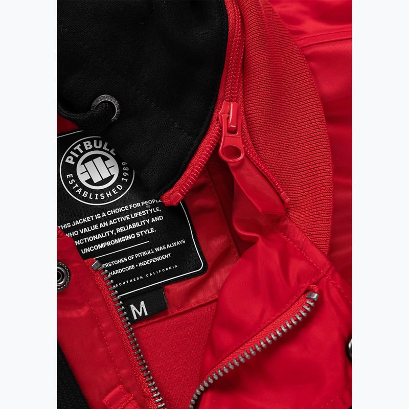 Giacca da donna Pitbull Angela San Diego Hooded Varsity fluo/red 13