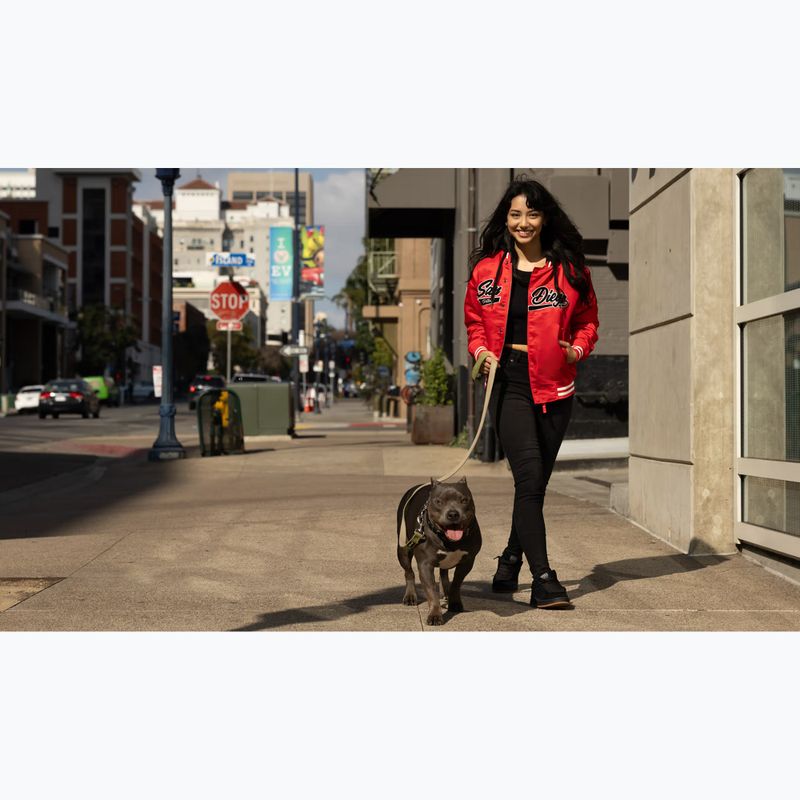 Giacca da donna Pitbull Angela San Diego Hooded Varsity fluo/red 17
