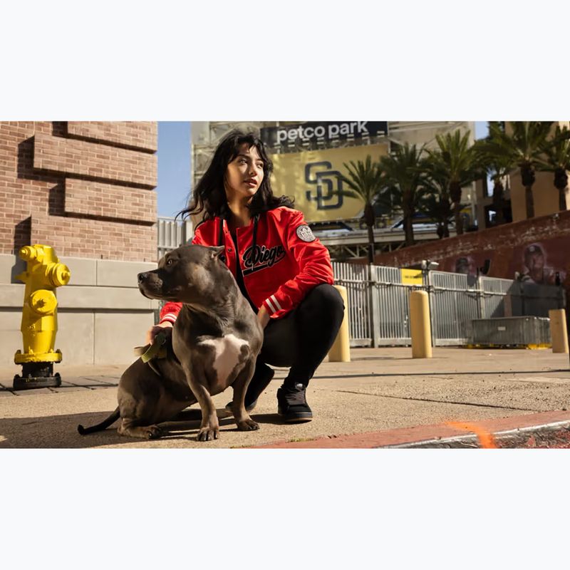 Giacca da donna Pitbull Angela San Diego Hooded Varsity fluo/red 19
