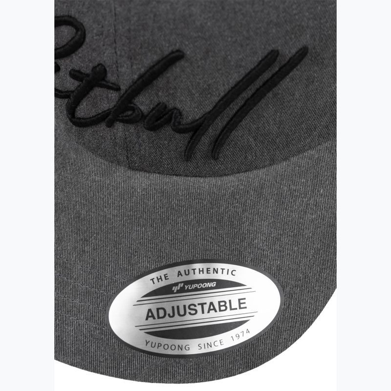 Cappellino con visiera da uomo Pitbull Classic "Pitbull San Diego" Low Profile grey 4