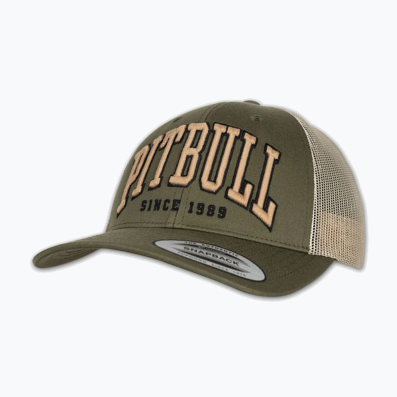 Cappellino con visiera da uomo Pitbull Mesh "Pitbull Norton" Trucker Low Profile green
