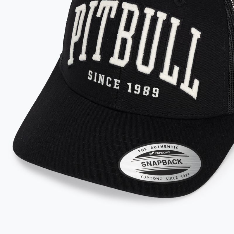 Cappellino con visiera da uomo Pitbull Mesh "Pitbull Norton" Trucker Low Profile black/black 3