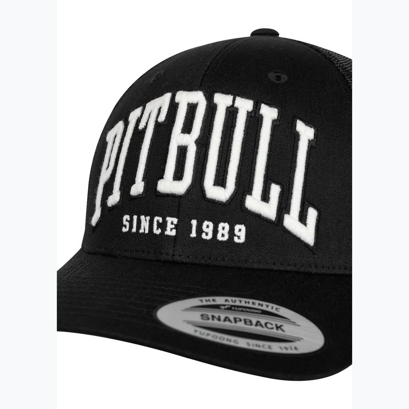 Cappellino con visiera da uomo Pitbull Mesh "Pitbull Norton" Trucker Low Profile black/black 3