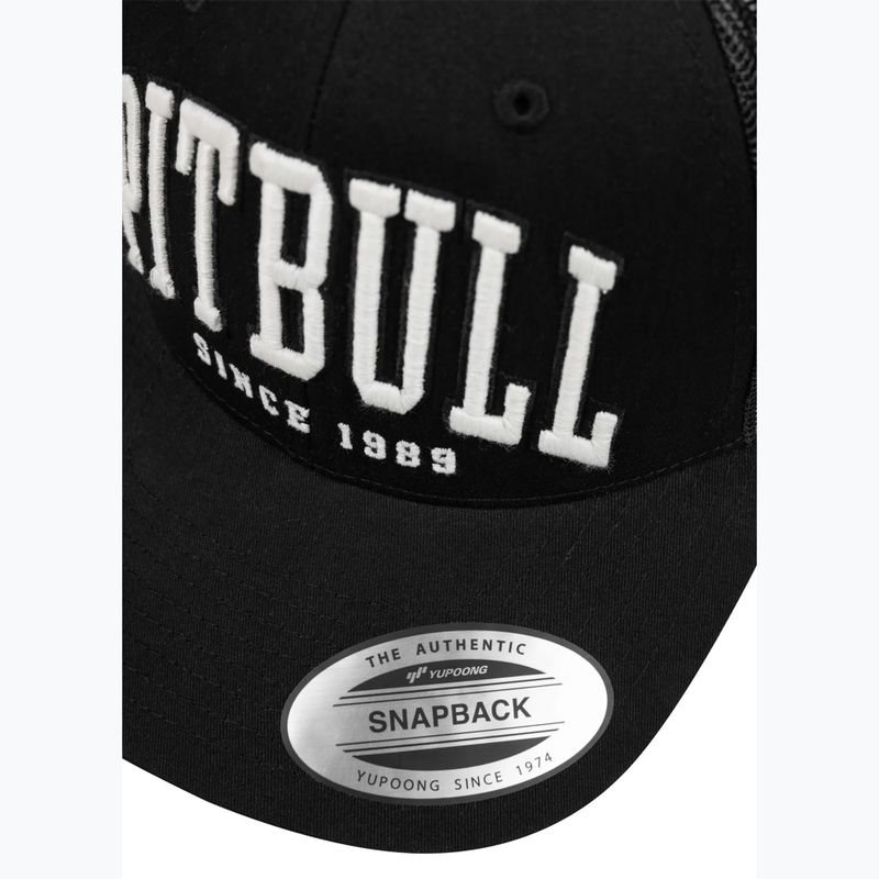 Cappellino con visiera da uomo Pitbull Mesh "Pitbull Norton" Trucker Low Profile black/black 4