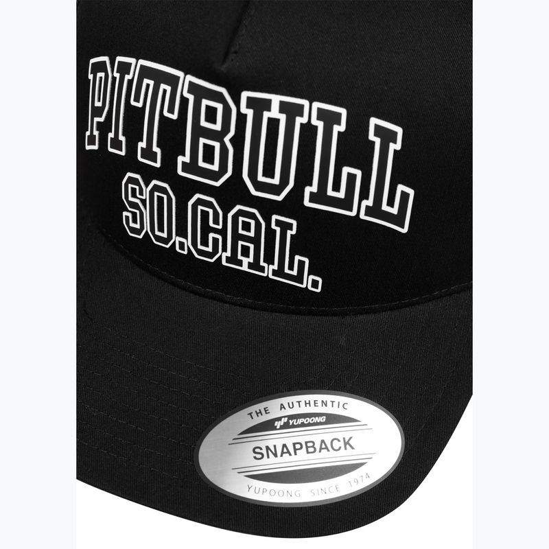 Cappellino da uomo Pitbull "SO.CAL." Retro Trucker nero/nero/bianco 4