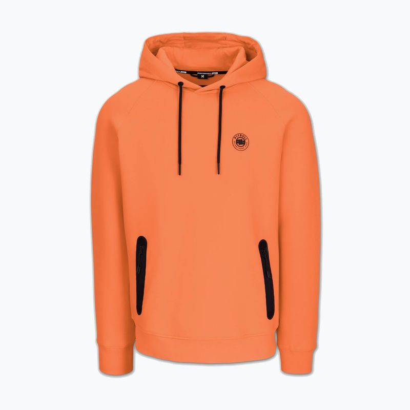 Felpa da uomo Pitbull Dogwood Hooded Sweatshirt fluo orange 4
