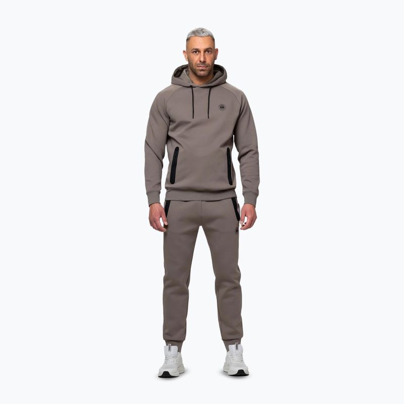 Felpa da uomo Pitbull Dogwood Hooded Sweatshirt taupe 2