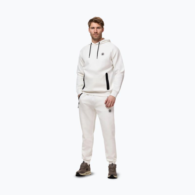 Felpa da uomo Pitbull Dogwood Hooded Sweatshirt off white 2