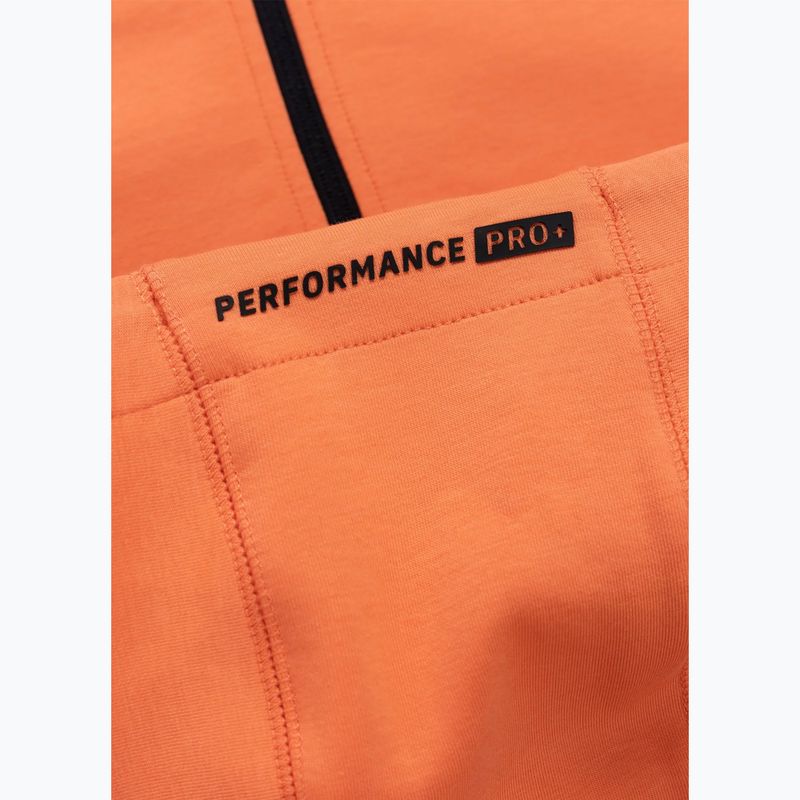 Felpa da uomo Pitbull Dogwood Hooded Zip Sweatshirt fluo orange 8