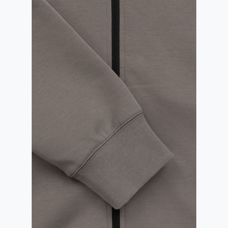 Felpa da uomo Pitbull Dogwood Hooded Zip Sweatshirt taupe 11