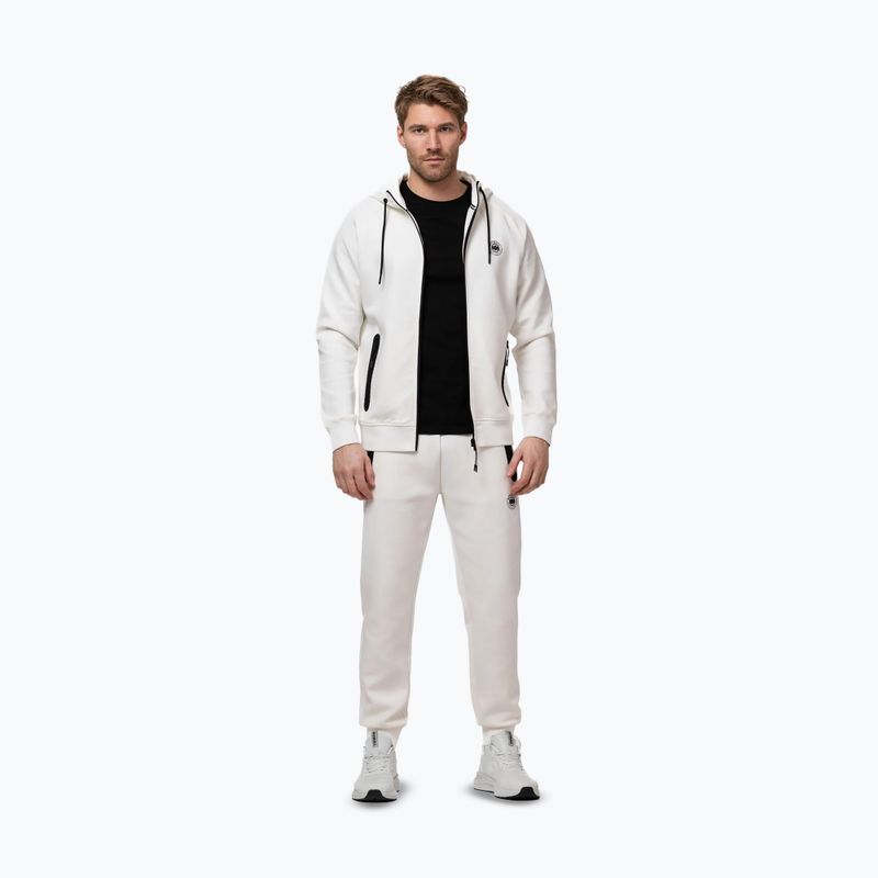 Felpa da uomo Pitbull Dogwood Hooded Zip Sweatshirt off white 2