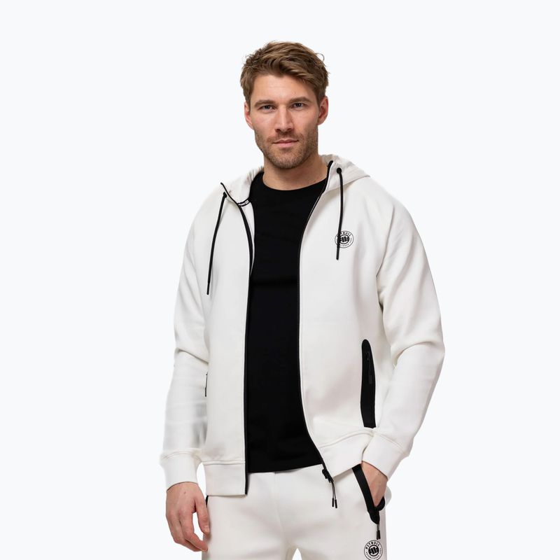 Felpa da uomo Pitbull Dogwood Hooded Zip Sweatshirt off white 5