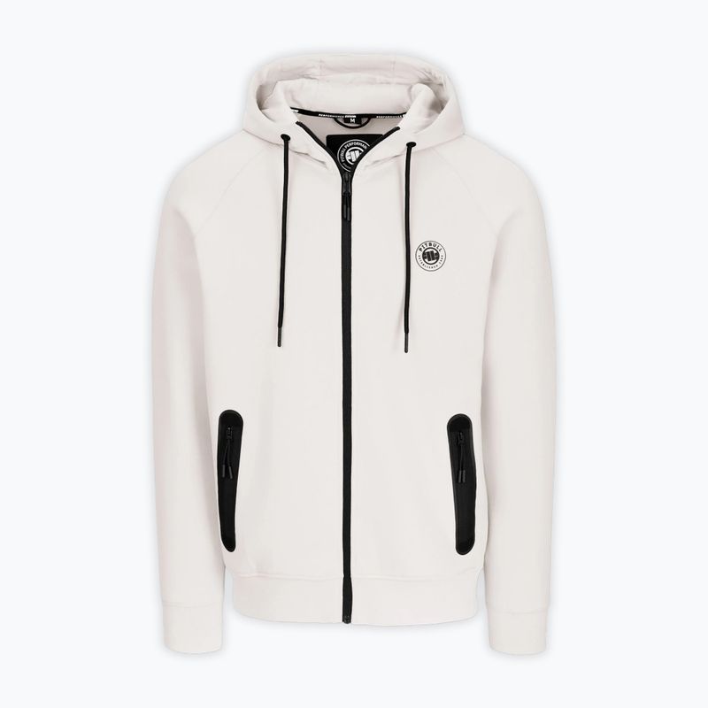 Felpa da uomo Pitbull Dogwood Hooded Zip Sweatshirt off white 6