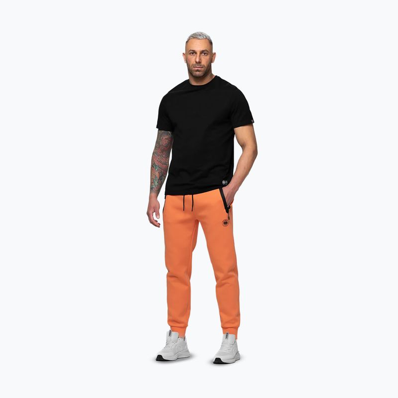 Pantaloni da uomo Pitbull Dogwood Track fluo orange 4