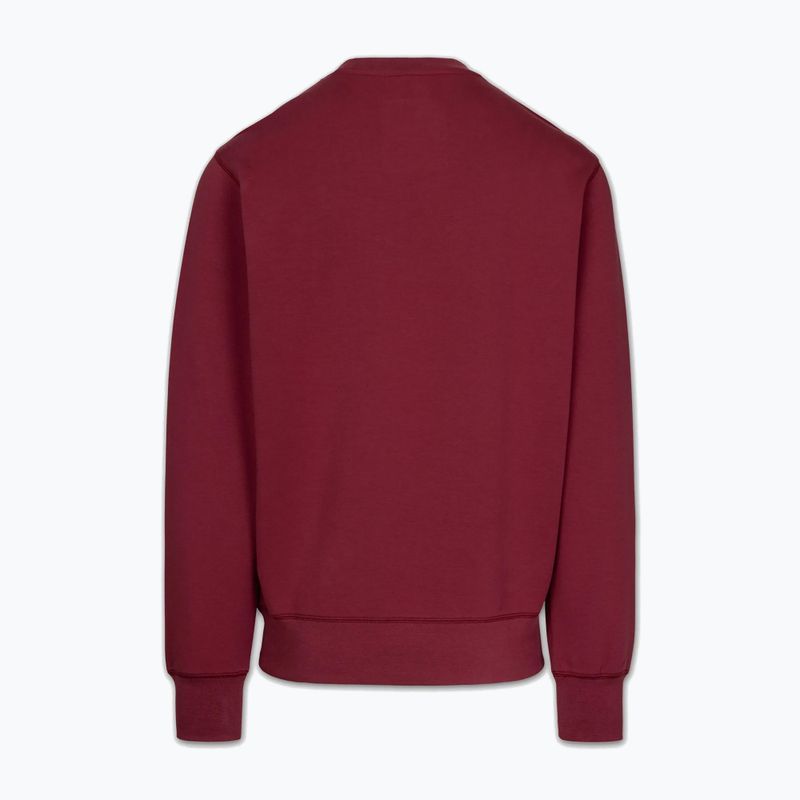 Felpa da uomo Pitbull Sampson Crewneck Sweatshirt burgundy 6