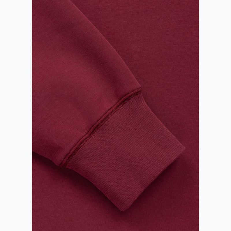 Felpa da uomo Pitbull Sampson Crewneck Sweatshirt burgundy 8