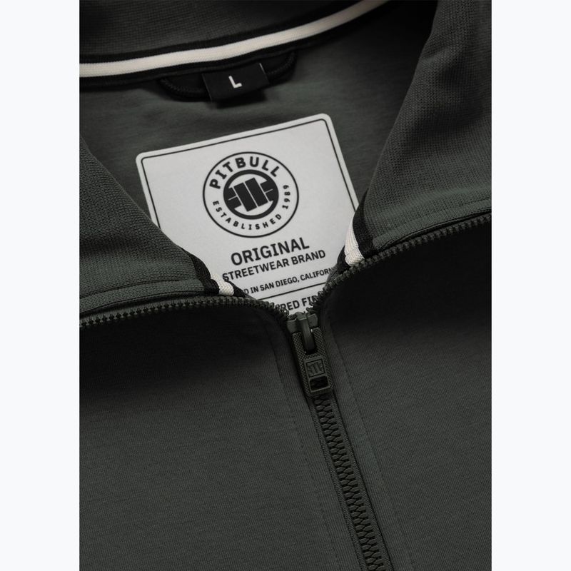 Felpa da uomo Pitbull Sampson Zip grey/green 7