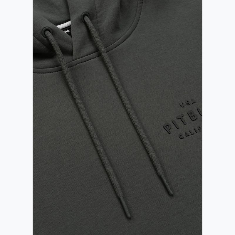 Felpa da uomo Pitbull Sampson Hooded Sweatshirt grey/green 7