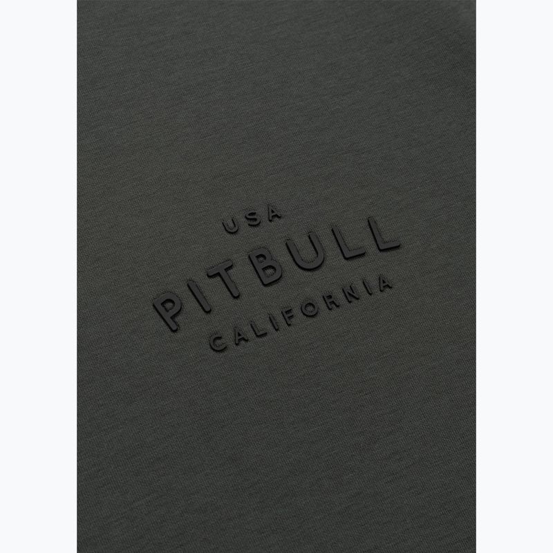 Felpa da uomo Pitbull Sampson Hooded Sweatshirt grey/green 10