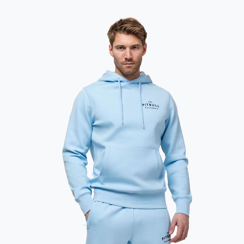 Felpa da uomo Pitbull Sampson Hooded Sweatshirt sky blue 4