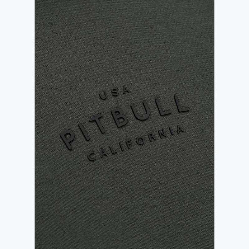 Felpa da uomo Pitbull Sampson Hooded Zip Sweatshirt grey/green 12